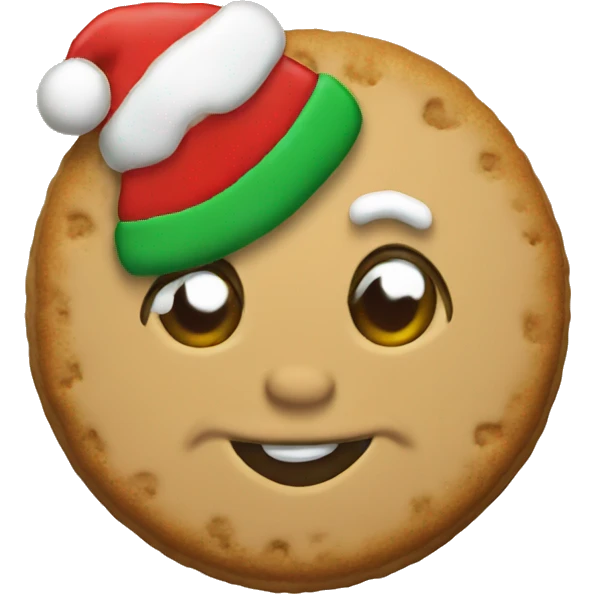 christmas cookie emoji