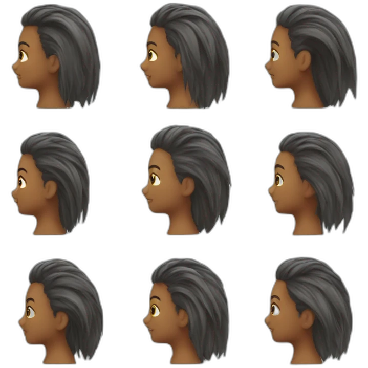 washing hair emoji
