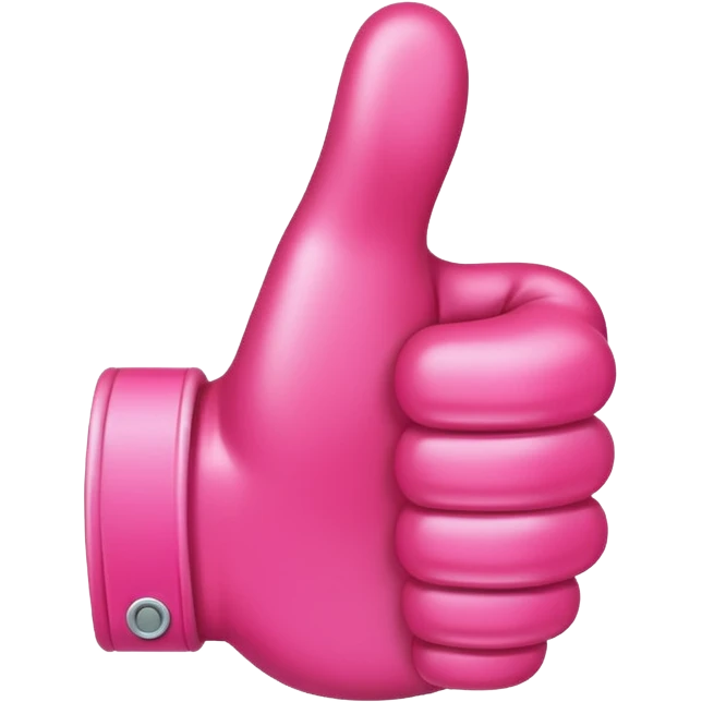 Pink thumbs up  emoji