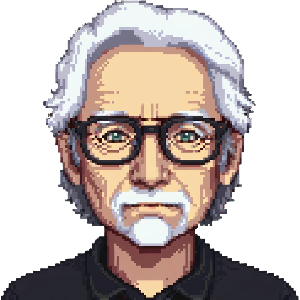 older human character with glasses emoji