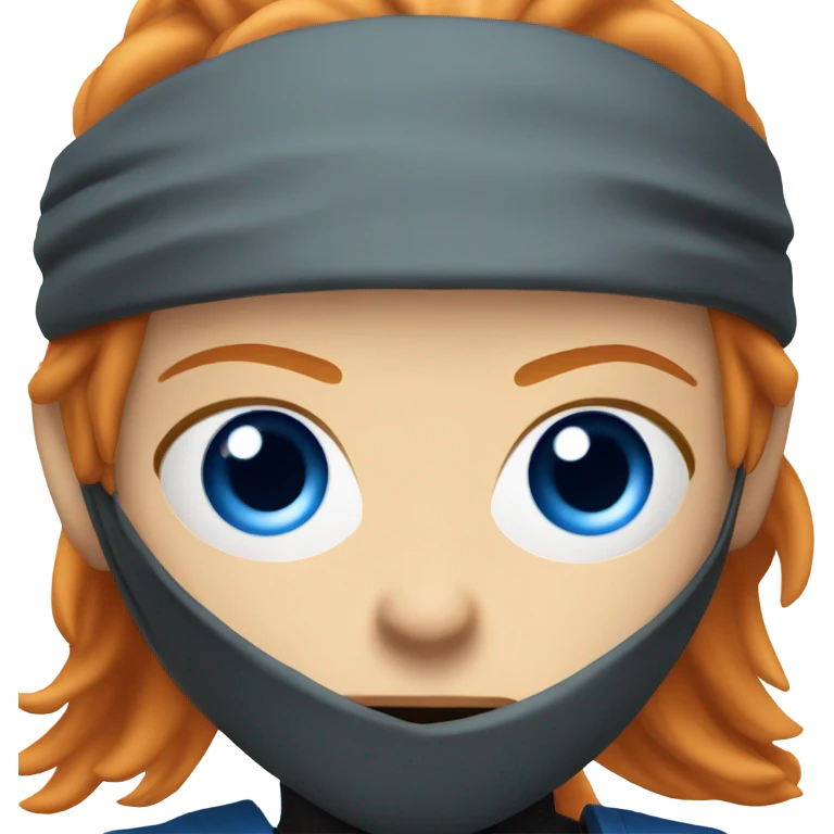 Blue eye ginger ninja emoji