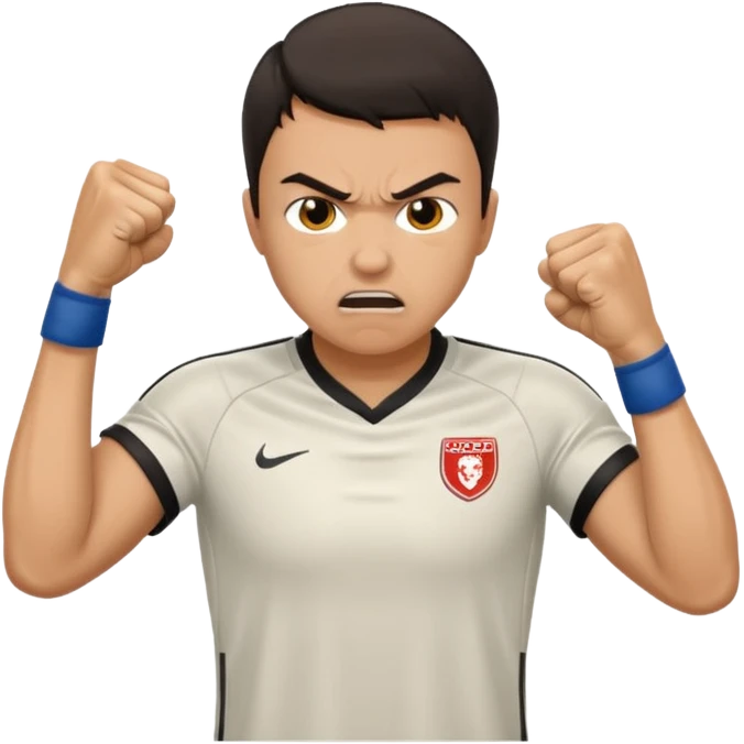 soccer player angry emoji