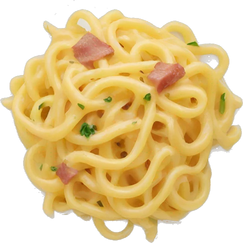 Plate with carbonara  emoji