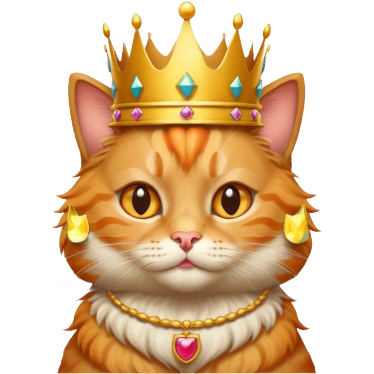 Oyun oynayan kral kedi emoji