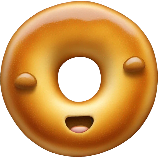 Honey bagel emoji