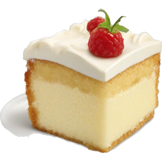 tres leches cake slice emoji