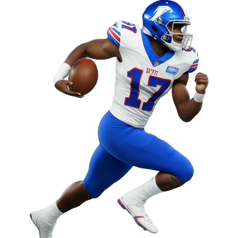 Josh Allen flying  emoji