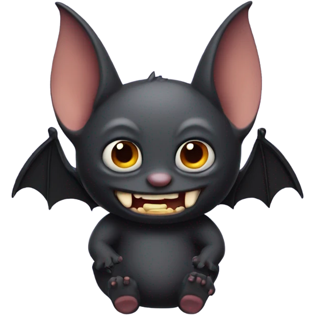 Bat with human hands emoji