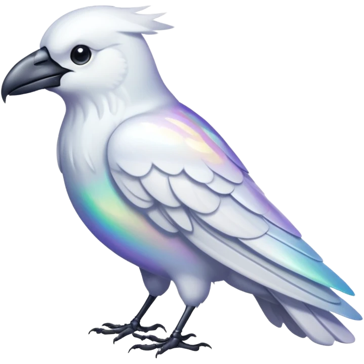 White crow emoji