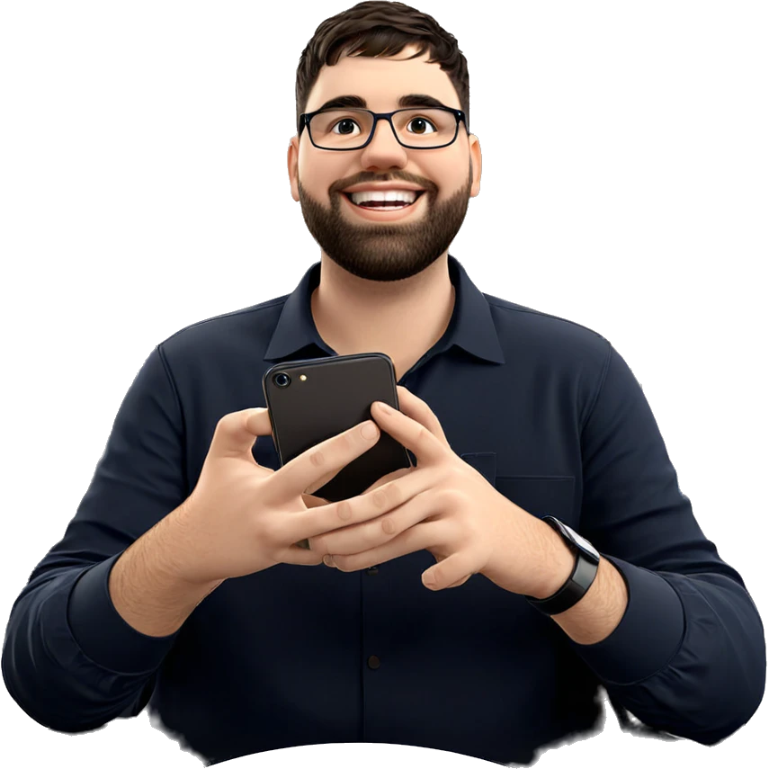 smiling boy at restaurant table emoji
