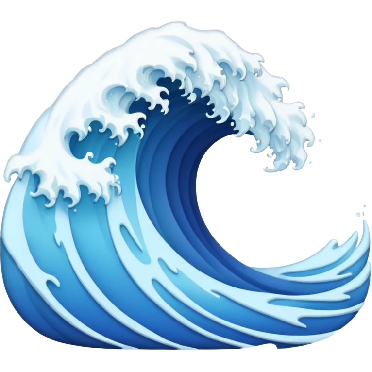 Wave emoji