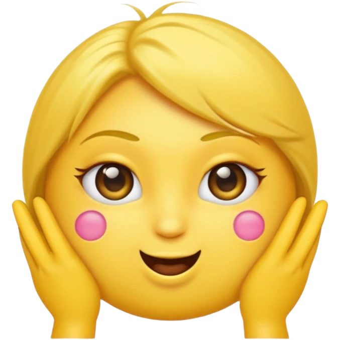 Je veux un emoji classique mais avec des faux cils des faux ongles et avec des seins et des fesses qui fasse une pose de baddie  emoji