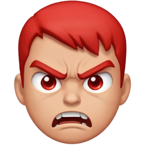 red anger emoji