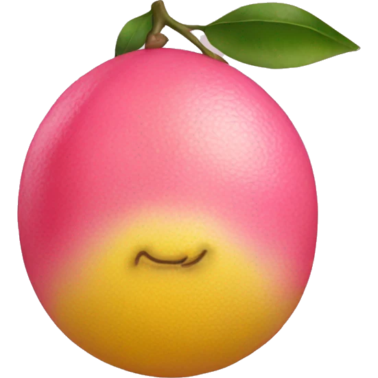 pink lemon emoji