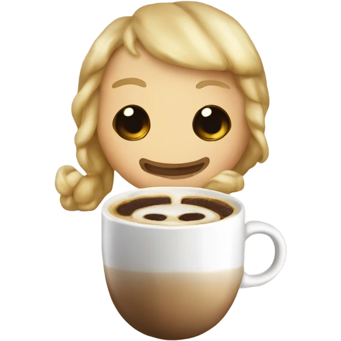 Hazme un emoji de un moñito café  emoji