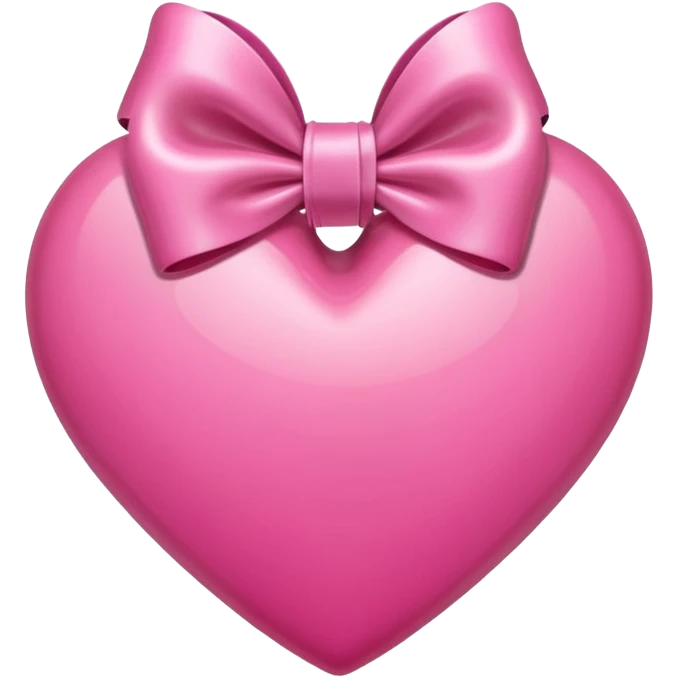 heart with bow pink  emoji