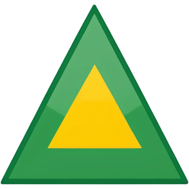 solo una bandera simple, un palo y una bandera verde triangular en forma de pico, sin emojis de cara encima emoji