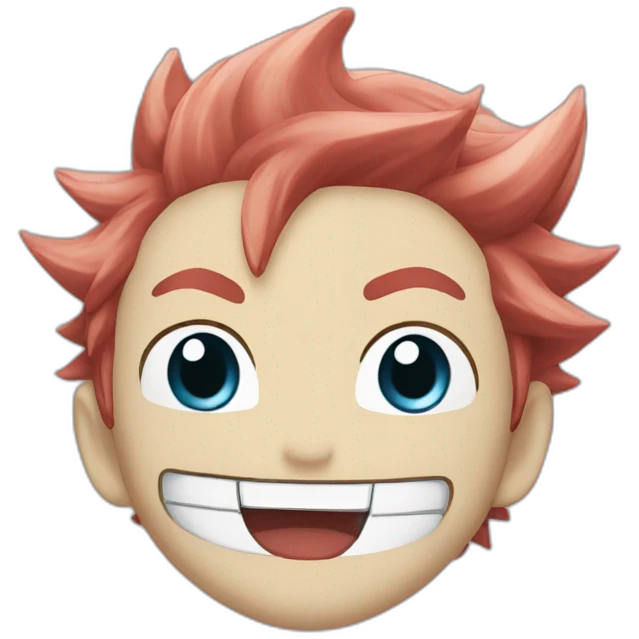 Natsu dragneel face emoji
