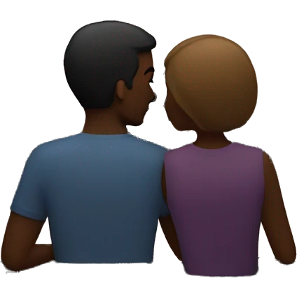 couple enjoying night view emoji