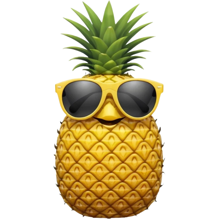 pineapple with sunglasses emoji