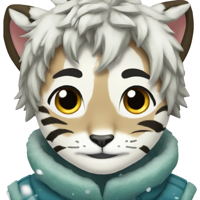 snow tiger anime  emoji