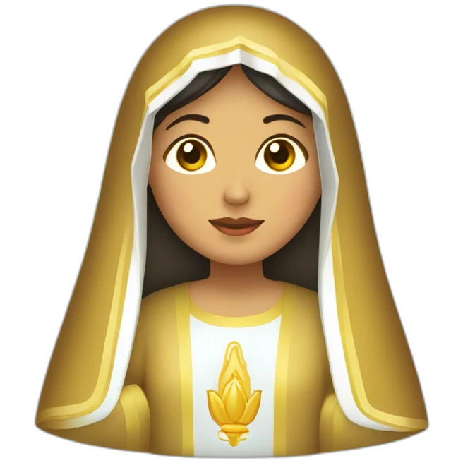 virgen María Nicaragua  emoji