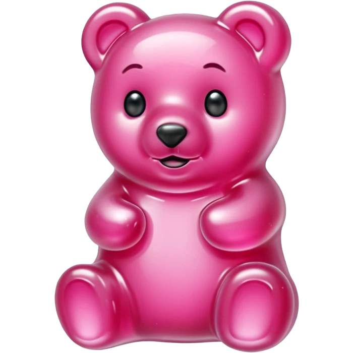 Crystallized Pink Gummybear emoji