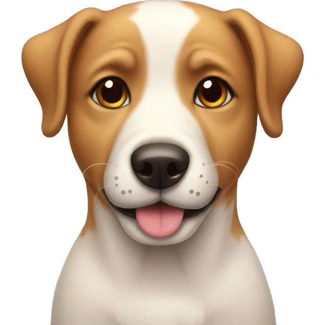 Dog in love emoji