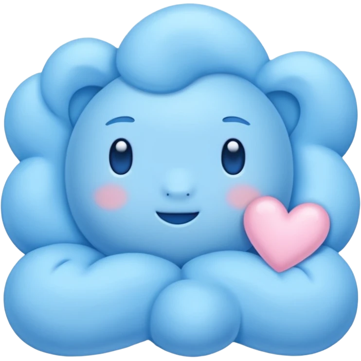 Blue aesthetic emoji