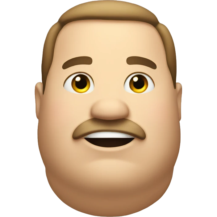 fat guy emoji