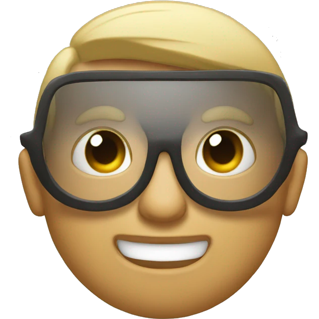 Moño con lentes  emoji
