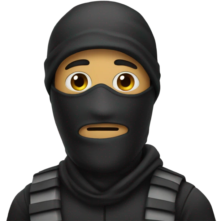 A robber emoji