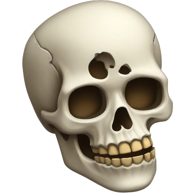 Calavera fumando  emoji