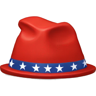 MAGA hat emoji