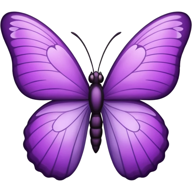 Borboleta roxa emoji