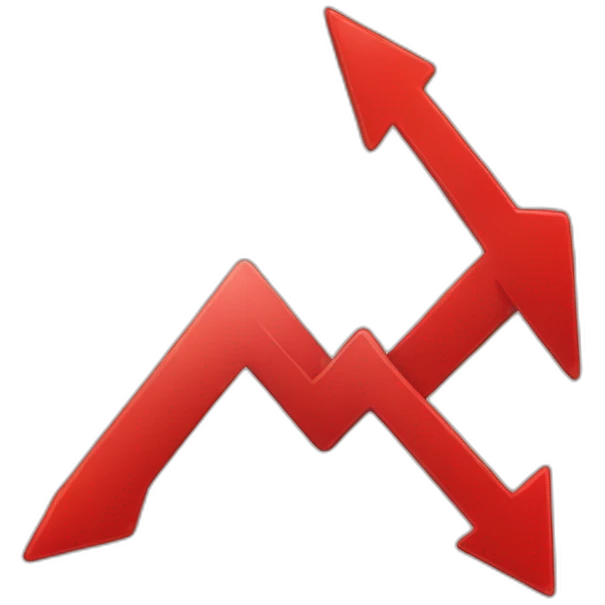red arrow pointing down emoji