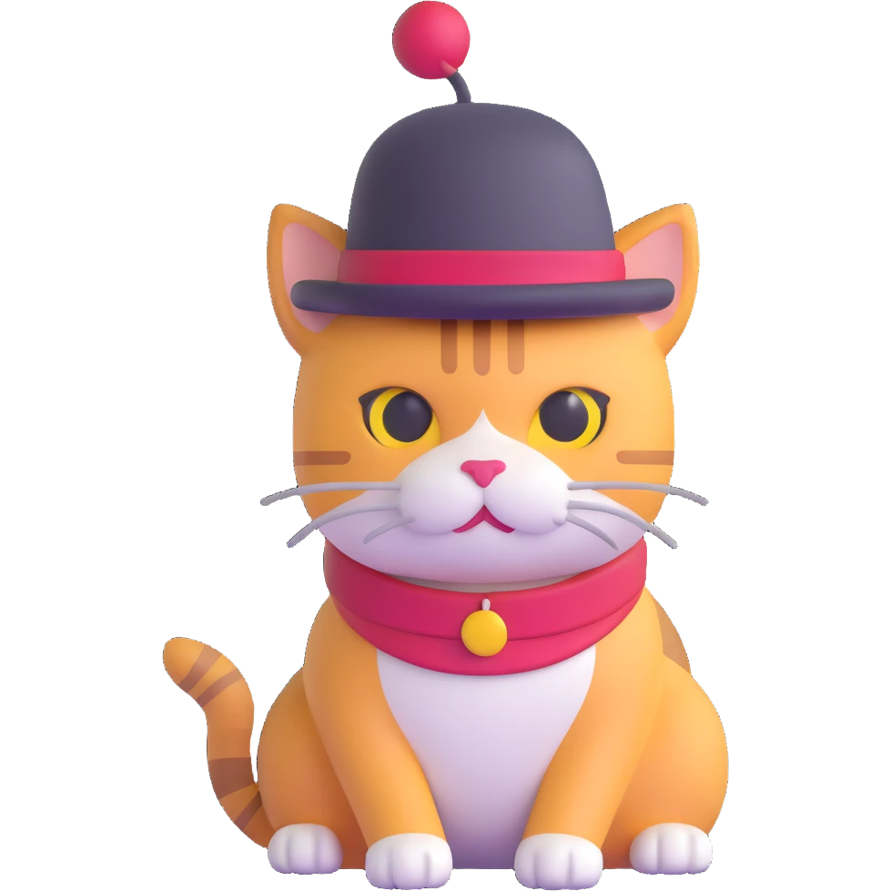 cat in a hat emoji