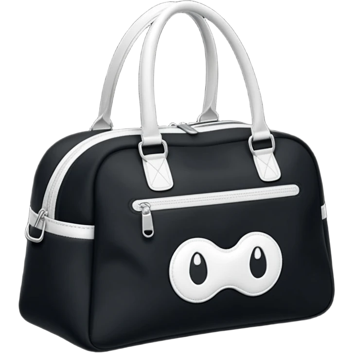 sac de sport noir emoji