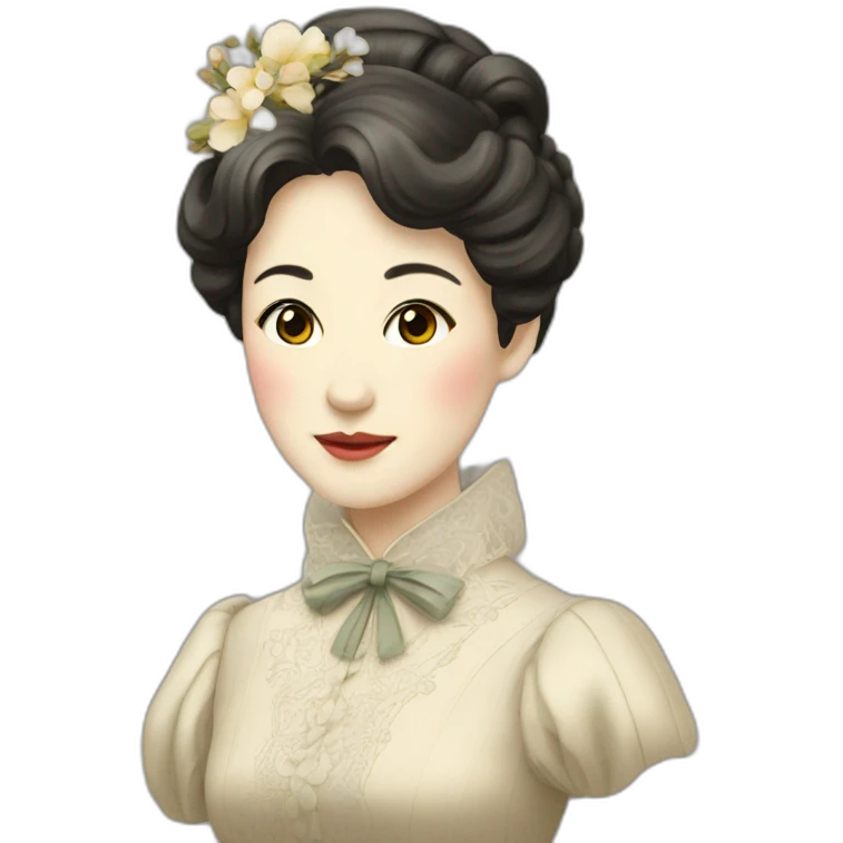 Tokyo Victorian Lady emoji