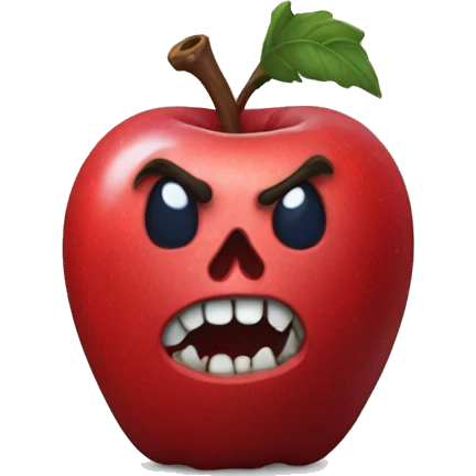 snow white poison apple emoji