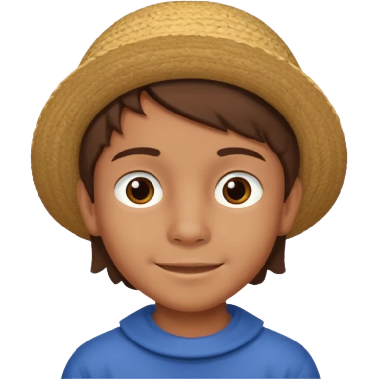 A 9 year old mexican boy with brown hair  emoji