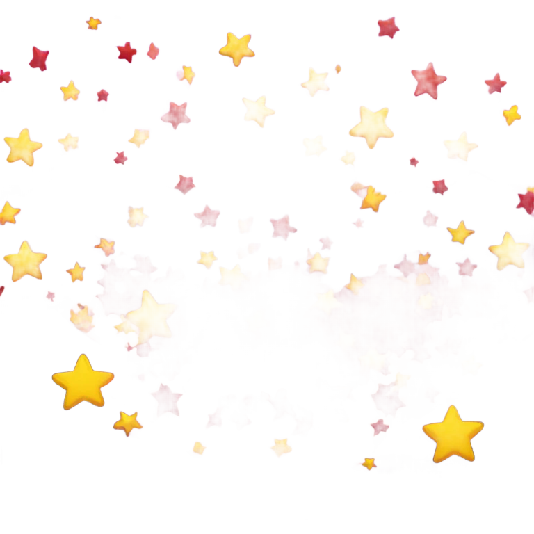 background filled with red stars emoji