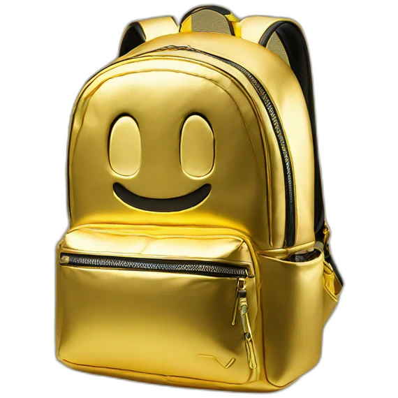sprayground-golden-backpack emoji