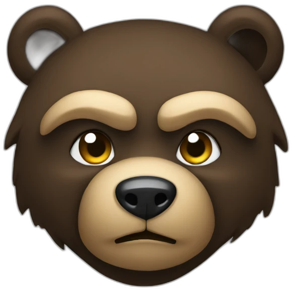 A ninja bear emoji