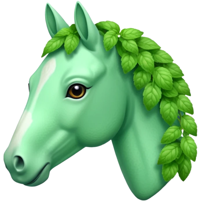 Horse mint emoji