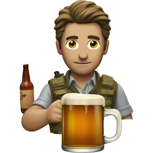 Hunter tv beer emoji