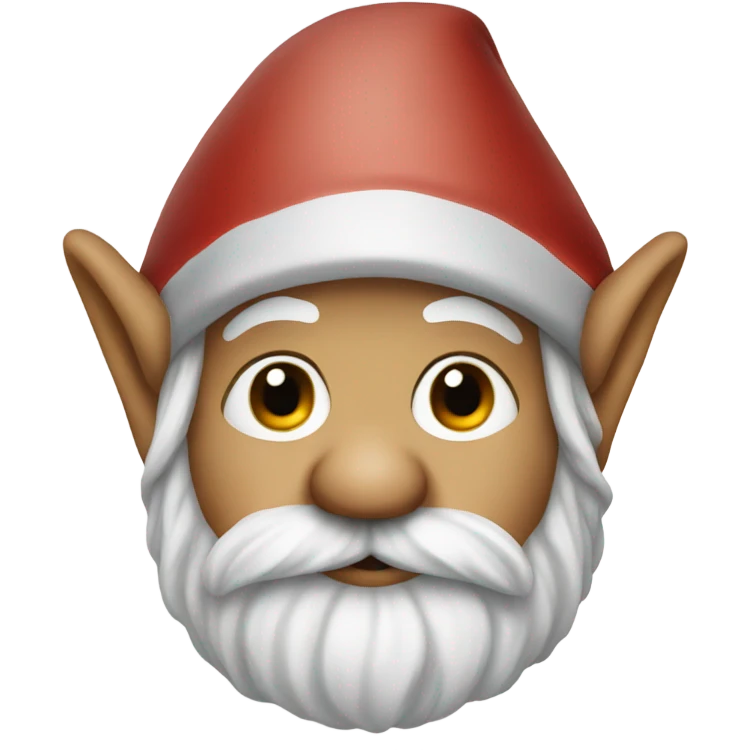 gnome with nose emoji