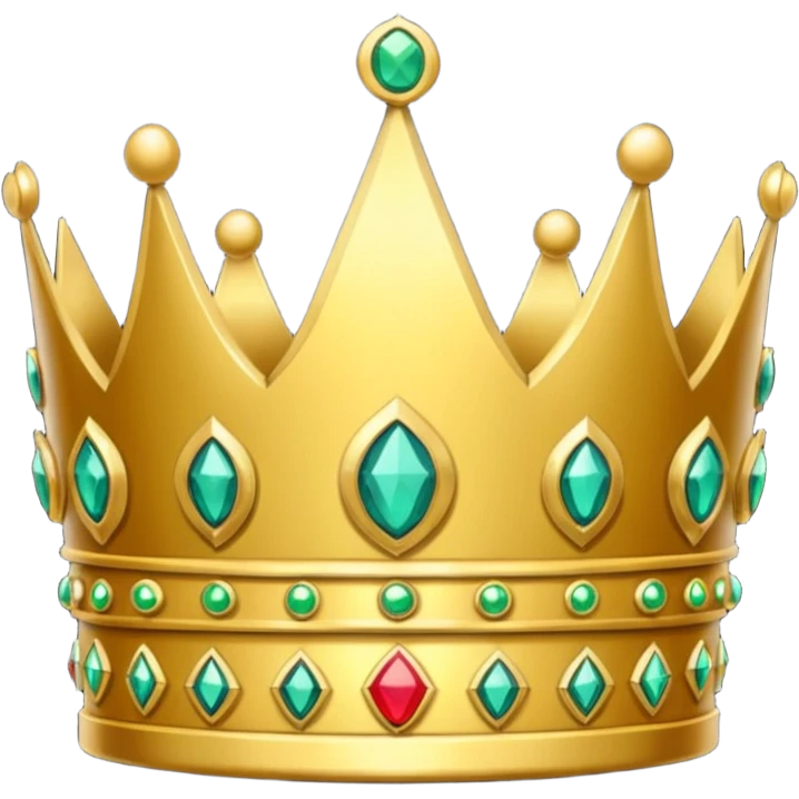 create an icon of an emperor crown with amazing details and looks insane emoji