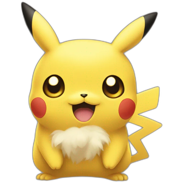 pikachu face with wonder emoji