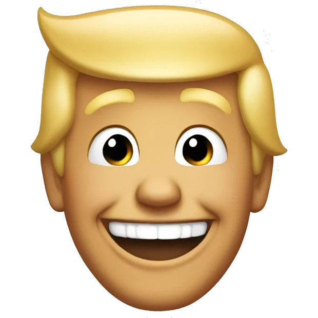 Donald trump laughing emoji